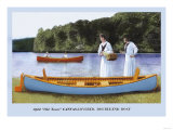 Canvas-Covered, Double-End Boat