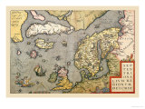 Map of North Sea