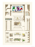 Buy Ionic Orders and Capitals, Polychrome at AllPosters.com