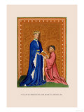 Occleve Presenting His Book to Henry V