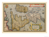 Buy Map of Britian and Ireland at AllPosters.com