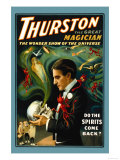 Thurston the Great Magician: Do the Spirits Come Back? Premium Poster