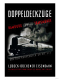 Buy Doppeldeckzuge: Hamburg, Lubek, Travemunde at AllPosters.com