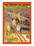 Buy Upon an Ordinary Bicycle, A Sheer Descent: Adam Forepaugh and Sells Brothers at AllPosters.com