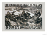 Buy Help Your Country Stop This. Enlist in the Navy at AllPosters.com