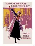 These Women Are Doing Their Bit: Learn to Make Munitions