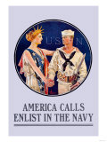 Buy America Calls, Enlist in the Navy at AllPosters.com