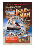 New Route to the Isle of Man Via Heysham on the Fast Turbine Steamer Manxman