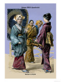 Buy Japanese Women and Child, 19th Century at AllPosters.com