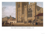 Buy West Front of St. Patrick's Cathedral, 1793 at AllPosters.com