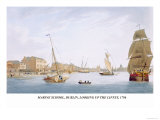 Buy Marine School, Dublin, Looking Up the Liffey, 1796 at AllPosters.com