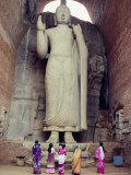 Standing Buddha Statue, Aukana, Near Sigiriya, Sri Lanka, Asia