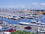 Yacht Harbour East of the Old Town of St. Malo, Brttany, France