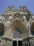 West Front, Reims Cathedral, Unesco World Heritage Site, Champagne, France, Europe