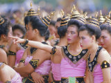 Annual Loy Krathong Festival in Sukhothai, Thailand
