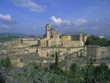 City Seen from North with Cathedral (Left) and Palazzo Ducale (Right), Urbino, Marche, Italy