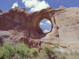 Window Rock, Eroded Forms Near Navaho (Navajo) Tribal Centre, Arizona, USA