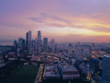 Buy Sunset Over the Business District of Singapore, Asia at AllPosters.com