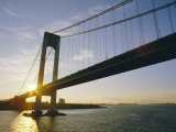 Verrazano Narrows Bridge, Approach to the City, New York, New York State, USA