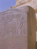 Stela in Front of the Sphinx, Giza, Unesco World Heritage Site, Near Cairo, Egypt, Africa