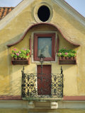 Buy Old Building with Balcony, Prague, Czech Republic at AllPosters.com