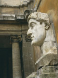 Buy Head from Colossus Statue, Emperor Constantine, Rome, Lazio, Italy, Europe at AllPosters.com