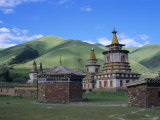 Red Sect Buddhist Monastery, Archon, Baima, Qinghai Province, China, Asia