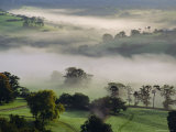 Buy Mist Forming in Hollows, Teign Valley, Devon, England, UK at AllPosters.com