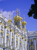 Baroque St. Catherine Palace, Pushkin, Near St. Petersburg, Russia, Europe