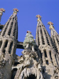 Gaudi Church Architecture, La Sagrada Familia, Barcelona, Catalunya (Catalonia) (Cataluna), Spain