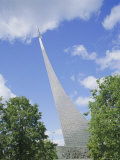 Buy Rocket Space Statue Opposite Cosmos Hotel, Moscow, Russia, Europe at AllPosters.com