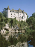 Buy La Treyne Chateau, Reflected in the Water of the River Dordogne, Aquitaine, France, Europe at AllPosters.com