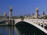 Alexander III Bridge Over the Seine River, Paris, France, Europe