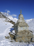 Buy Buddhist Stupa Above Dingboche, Everest Region, Himalayas, Nepal, Asia at AllPosters.com