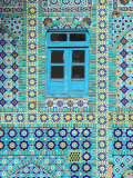 Buy Tiling Around Blue Window, Shrine of Hazrat Ali, Mazar-I-Sharif, Balkh, Afghanistan, Asia at AllPosters.com