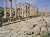 Buy Colonnaded Street, Roman Ruins, Jerash, Jordan, Middle East at AllPosters.com