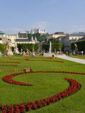 Mirabell Gardens and Schloss Hohensalzburg, Saltzburg, Austria