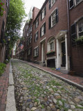Acorn Street, Beacon Hill, Boston, Massachusetts, USA