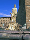 Neptune Fountain, Piazza Della Signoria, Florence, Unesco World Heritage Site, Tuscany, Italy