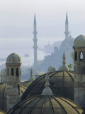Suleymaniye Complex Overlooking the Bosphorus, Istanbul, Turkey, Europe