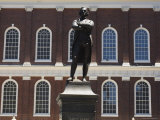Portrait of Samuel Adams, Faneuil Hall, Boston, Massachusetts, USA