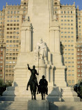 Cervantes Monument, Madrid, Spain, Europe