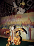 Master Puppeteer at Work, Mandalay, Myanmar (Burma), Asia Photographic Print
