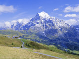 Buy View from Grindelwald-Frist to Wetterhorn, Bernese Oberland, Swiss Alps, Switzerland, Europe at AllPosters.com