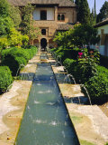 Generalife Gardens, the Alhambra, Granada, Andalucia, Spain, Europe