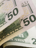 Us Currency, 50 and 20 Dollar Bills