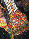 Buy Close-up of a Woman's Headdress, Kalash Ku'Pa, Joshi (Spring Festival), Bumburet Valley, Pakistan at AllPosters.com
