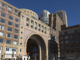 Rowes Wharf by Boston Harbor, Boston, Massachusetts, USA