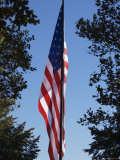 Buy Stars and Stripes, Liberty Island, New York City, New York, United States of America, North America at AllPosters.com