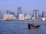 Kowloon Skyline from Victoria Harbour, Hong Kong, China, Asia